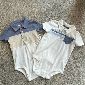 Bundle on Onesie Collar Shirt